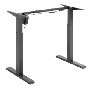 Biurko elektryczne z regulacją wys Ergo Office ER-433, szare, max wys 123cm , 80 kg - bez blatu, do pracy stojąco siedzącej