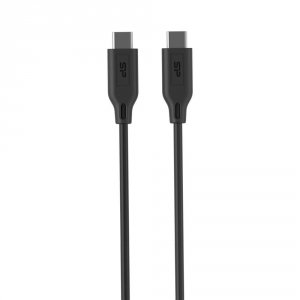 Kabel Silicon Power Boost Link PVC LK15CC, USB-C 1m, black