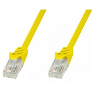 PatchCord Techly Cat.5e UTP CCA 2m żółty
