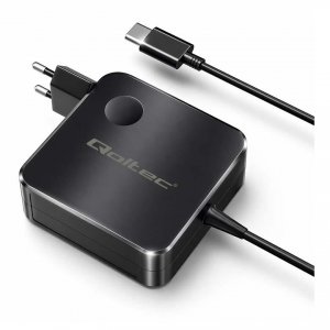 Ładowarka sieciowa Qoltec GaN 65W | USB-C PD PPS | 5-21V | 3-3.25A