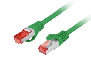 Patchcord Lanberg S/FTP kat.6 1,5m LSZH CU fluke passed zielony