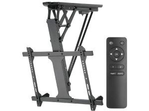 Uchwyt do TV elektryczny sufitowy Maclean MC-880 do pochyłych ścian 32&quot;-70&quot; 35kg max pilot max VESA 600x411