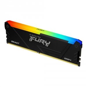 Pamięć DDR4 Kingston Fury Beast RGB 32GB (1x32GB) 3200MHz CL16 1,35V czarna