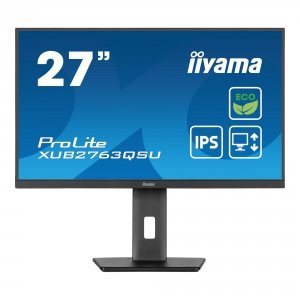 Monitor iiyama 27&quot; ProLite XUB2763QSU-B1 IPS QHD 100Hz HDMI DP HUB głośniki