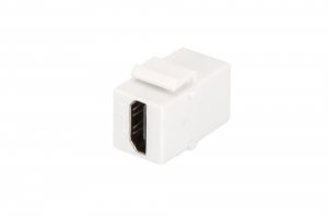 Moduł Keystone DIGITUS HDMI łącznik do gniazd i pustych paneli żeński/żeński biały