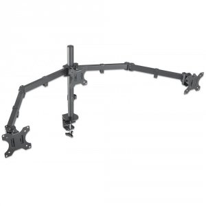Uchwyt biurkowy Manhattan 13&quot;-27&quot;, 3x7kg 3 monitory, regulowany
