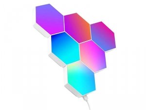 Zestaw lamp Tracer Smart Hexagon RGB Tuya App