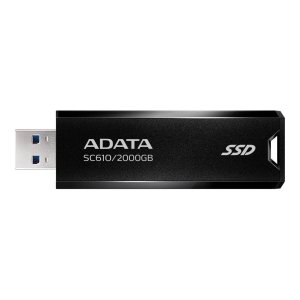 Dysk zewnętrzny SSD ADATA SC610 2TB USB 3.2 Gen2 (550/500 MB/s) Czarny