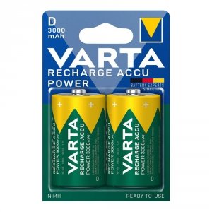 Akumulatorki VARTA Recharge Power Accu 3000mAh HR20/D 2szt