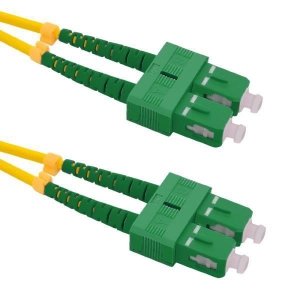Patchcord Światłowodowy Qoltec SC/APC-SC/APC SM9/125 G652D 0,5m