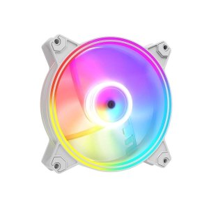 Wentylator Modecom Volcano APEX 120 ARGB REVERSE FAN biały