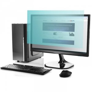 Filtr światła niebieskiego Qoltec 27&quot; | 16:9 | Ochrona wzroku | Anti Glare | Matowy | na monitor