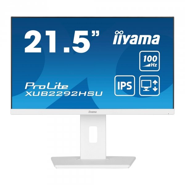 Monitor iiyama 21,5&amp;quot; ProLite XUB2292HSU-W6 IPS FHD 100Hz HDMI DP HUB głośniki