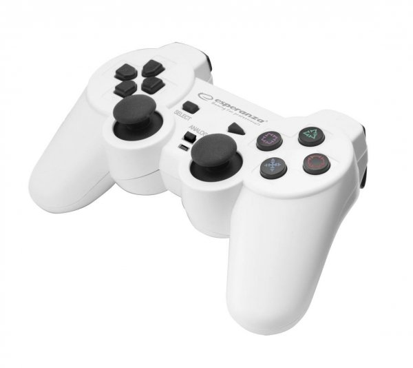 Gamepad PS3/PC USB Esperanza &amp;quot;Trooper&amp;quot; biało/czarny