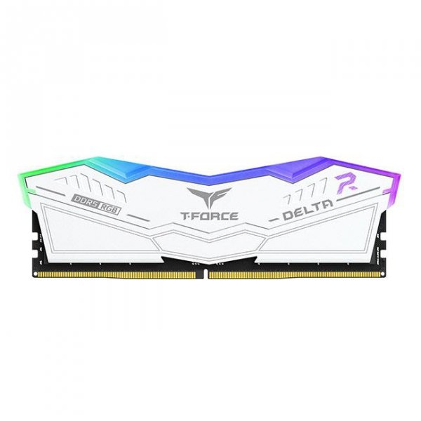 Pamięć DDR5 Team Group T-FORCE DELTA RGB 32GB (2x16GB) 7000MHz CL34 1,4V Biała