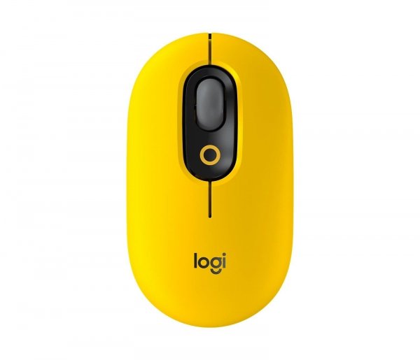 Mysz bezprzewodowa Logitech Pop Mouse Black &amp;amp; Yellow optyczna