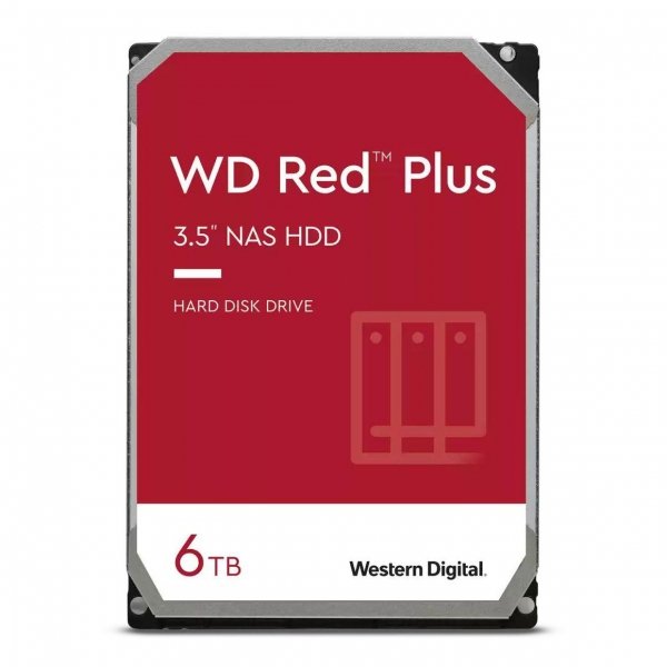 Dysk WD Red™ Plus WD60EFPX 6TB 3,5&amp;quot; 256MB SATA III