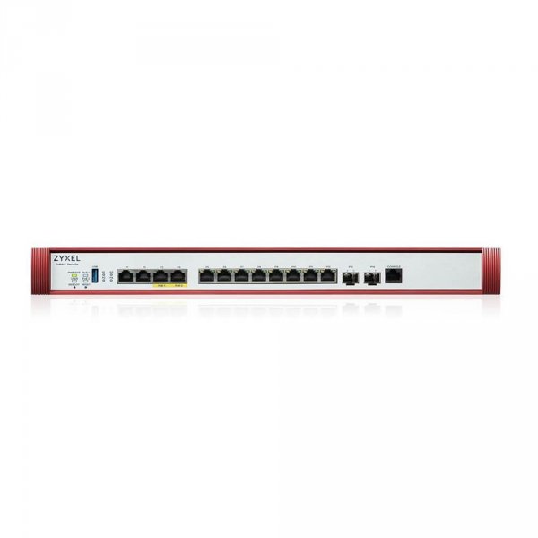 Zapora sieciowa Zyxel USGFLEX700H-EU0102F 8x10/100/1000 2x2.5G 2x10G 2xSFP+ 1xUSB 3.0