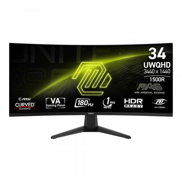 Monitor MSI 34&amp;quot; MAG 346CQ VA UWQHD 180Hz 2xHDMI DP