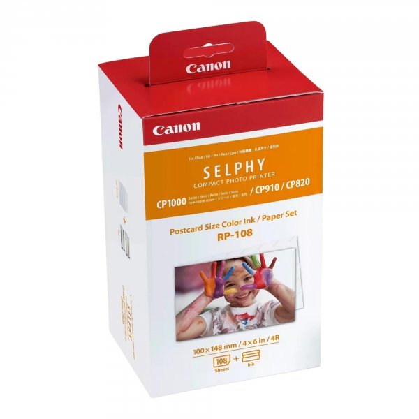 Papier fotograficzny Canon RP-108 108 arkuszy (8568B001AA) z kolorowym tuszem