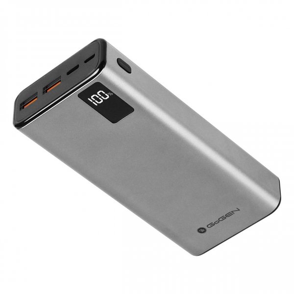Powerbank GoGen PB200008S 20000 mAh srebrny