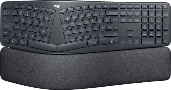 Klawiatura bezprzewodowa Logitech ERGO K860 czarna ergonomiczna