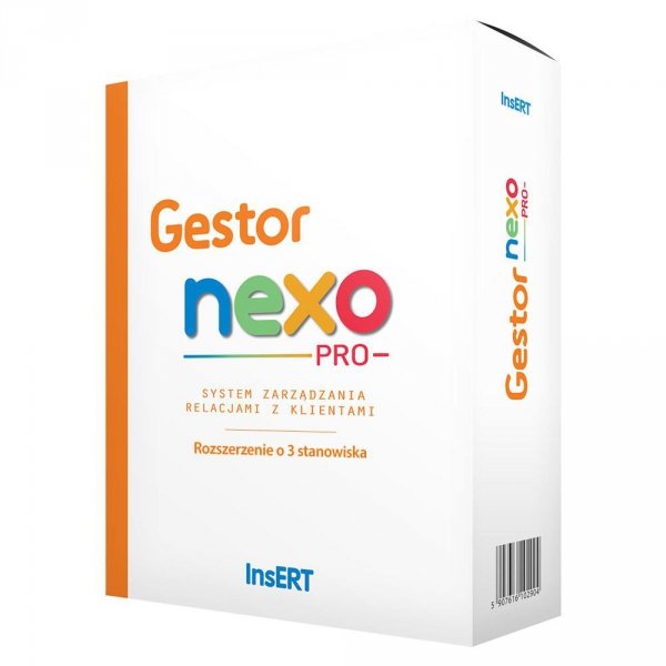 Licencja InsERT - Gestor NEXO PRO rozszerzenie o 3 stanowiska