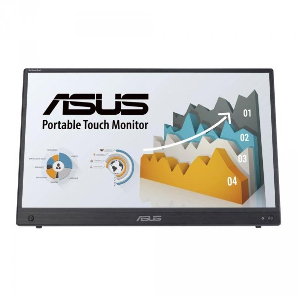 Monitor Asus 15,6&amp;quot; ZenScreen Touch MB16AMTR Portable Monitor MiniHDMI 2xUSB-C głośniki