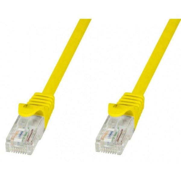 PatchCord Techly Cat.5e UTP CCA 5m żółty
