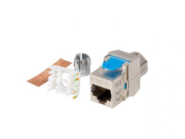 Moduł Keystone Lanberg gniazdo RJ45 -&amp;gt; LSA beznarzędziowy FTP kat.8.1