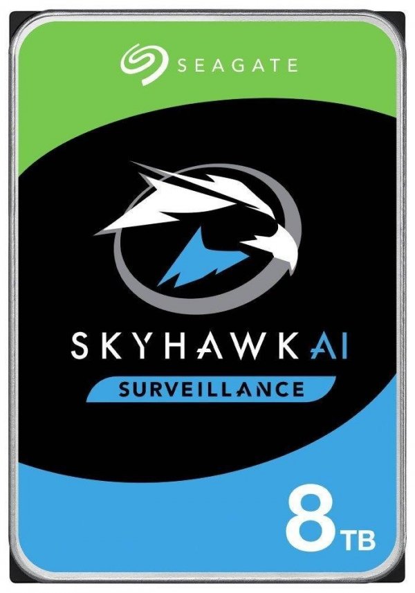 Dysk SEAGATE SkyHawk™ AI ST8000VE001 8TB 3,5&amp;quot; 7200 256MB SATA III NAS