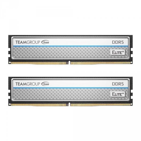 Pamięć DDR5 Team Group ELITE Plus 16GB (2x8GB) 4800MHz CL40 1,1V Silver