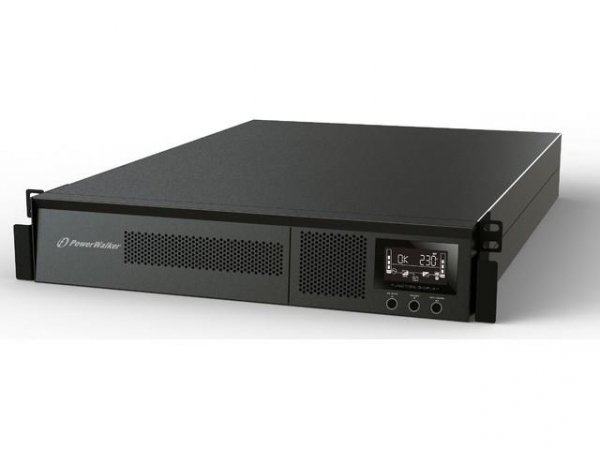 Zasilacz awaryjny UPS Power Walker On-Line 2000VA, 8x IEC, USB, RS-232, LCD, Rack 19&amp;quot;/Tower