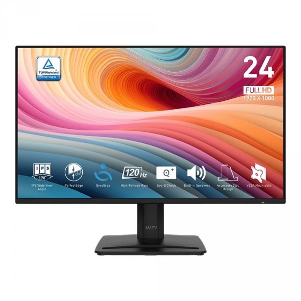 OUTLET: Monitor MSI 23,8&amp;quot; PRO MP242A E2 HDMI DP VGA głośniki 2x2W - USZ OPAK