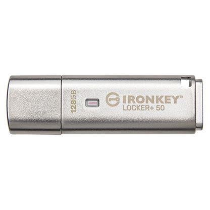 Pendrive Kingston IronKey Locker+ 50 128GB USB 3.2 Gen 1