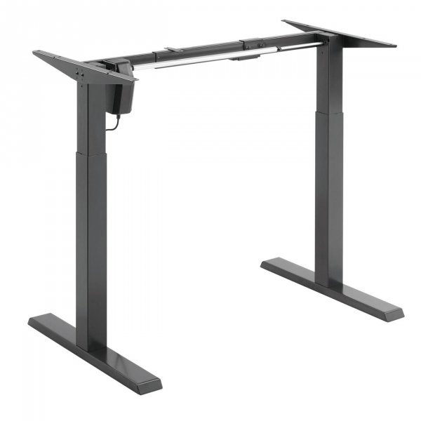 Biurko elektryczne z regulacją wys Ergo Office ER-433, szare, max wys 123cm , 80 kg - bez blatu, do pracy stojąco siedzącej
