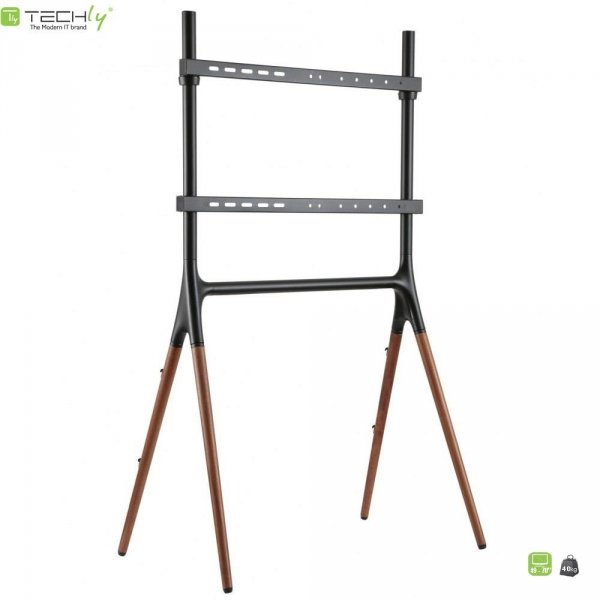 Stojak podłogowy LCD/LED Techly 49&amp;quot;-70&amp;quot; 40kg drewno