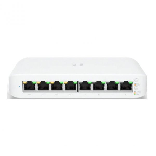 Switch zarządzalny UBIQUITI UniFi Switch Gen 2 (USW-LITE-8-POE-EU) 8x 10/100/1000Mb/s (4xPoE+)