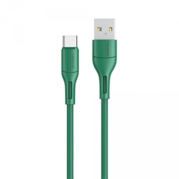Kabel USB Usams U68 USB-C 1m Fast Charge -zielony