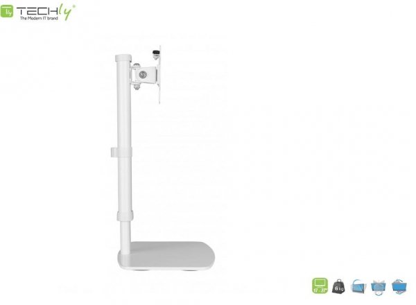 Uchwyt biurkowy Techly 17&amp;quot;-27&amp;quot;, 6kg pionowy
