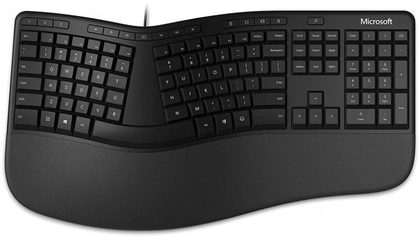 Klawiatura przewodowa Microsoft Ergonomic Keyboard for Business  LXN-00013 Czarna