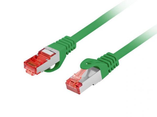 Patchcord Lanberg S/FTP kat.6 1,5m LSZH CU fluke passed zielony
