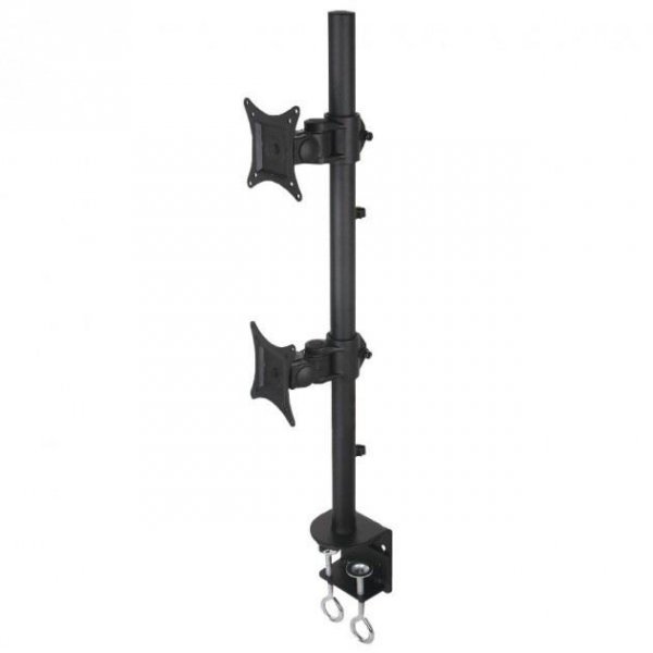 Uchwyt biurkowy Techly 13&amp;quot;-27&amp;quot;, 2x10kg na 2 monitory regulowany