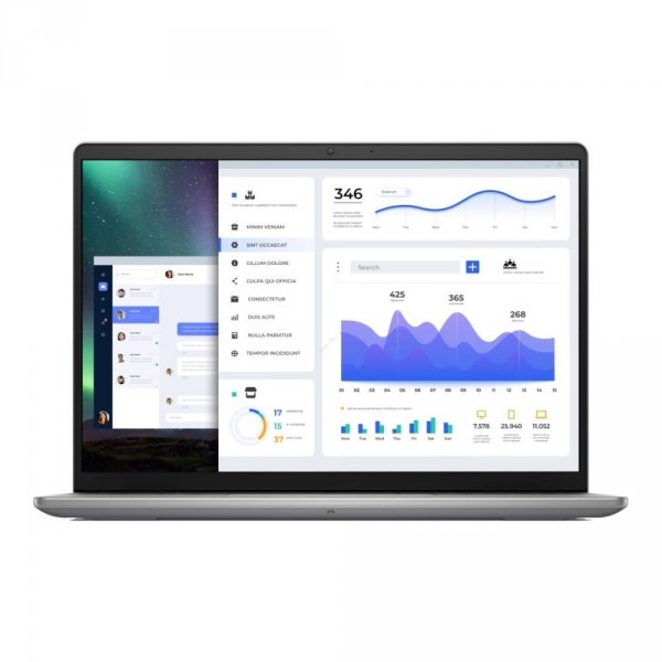 Notebook Dell Vostro 3440 14&amp;quot;FHD+/i5-1335U/8GB/SSD512GB/IrisXe/11PR Titan Gray 3Y ProSupport