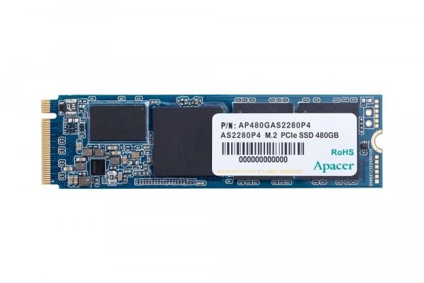 Dysk SSD Apacer AS2280P4 256GB M.2 PCIe NVMe Gen3 x4 2280 (1800/1100 MB/s) 3D TLC