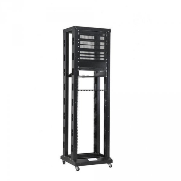 Rama mobilna Intellinet Rack 19&amp;quot; 29U 600x600, czarna