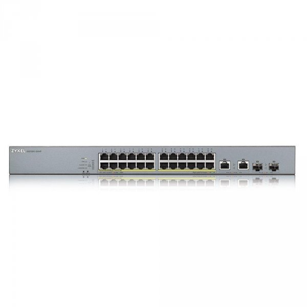 Switch zarządzalny Zyxel GS1350-26HP 24x10/100/1000 2xComboSFP PoE RJ45