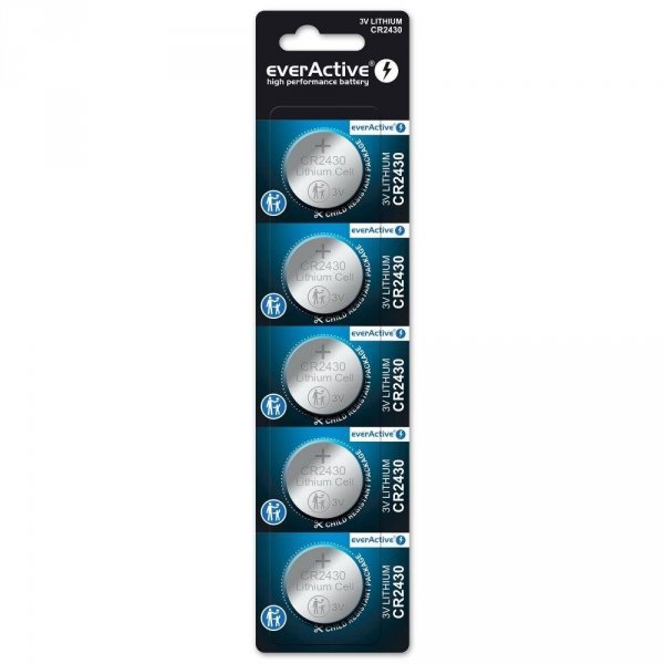 Bateria litowa CR2430 everActive 5 szt.