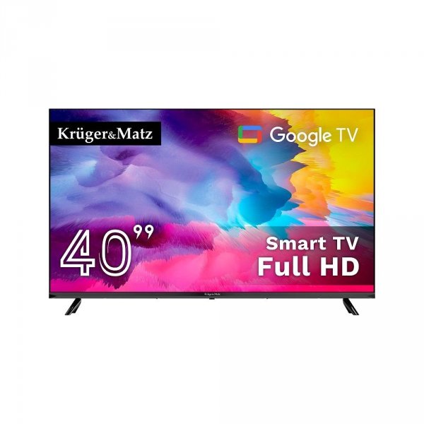 Telewizor Kruger&amp;amp;Matz 40&amp;quot; FHD Google TV, DVB-T2/S2/T/C H.265 HEVC