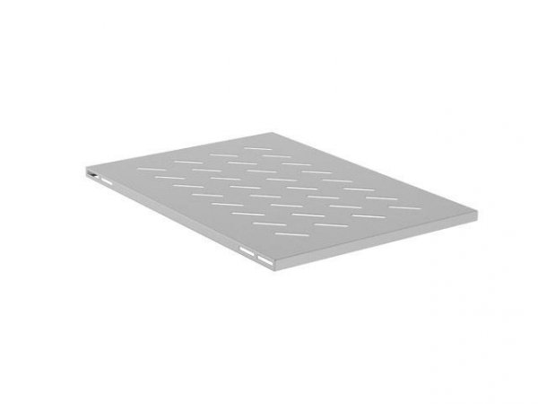Półka do szaf 19&amp;quot; 800mm Lanberg (1U / 480 x 675 mm udźwig do 120kg, Montaż 4 punktowy)